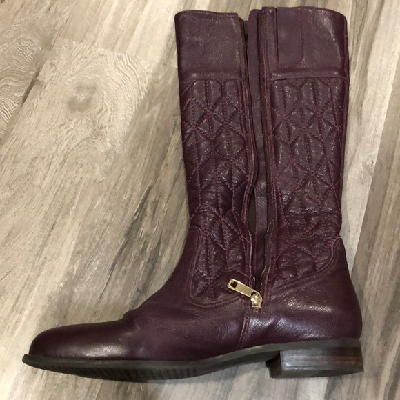Burgundy Leather Boots - Picture 4 of 4
